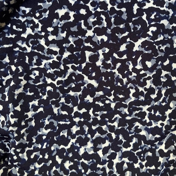 NWT Banana Republic Blue Print Knotted Faux Wrap Dress , sz Petite Small - Picture 7 of 8